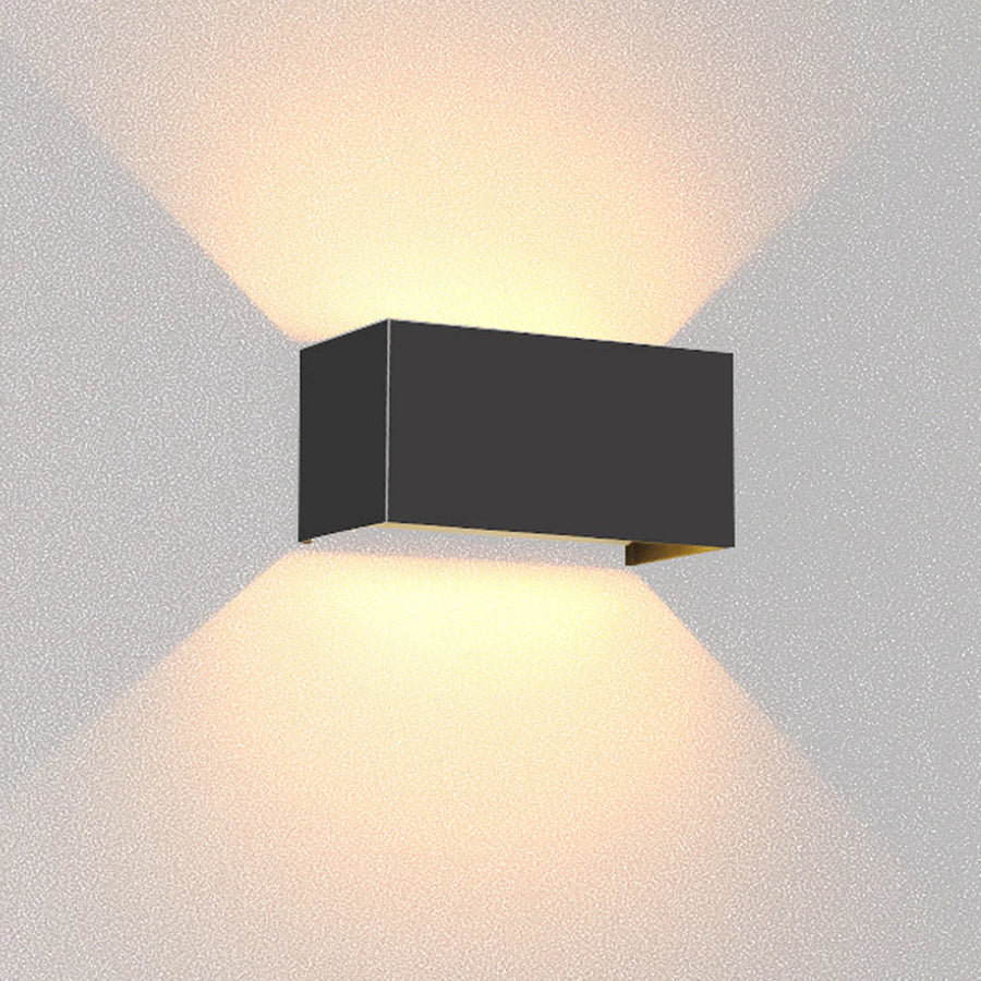 Rectangle Métal Noir Minimaliste — Radium