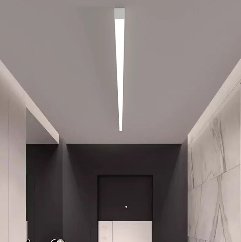 Plafonnier Cylindre Métal Noir Minimaliste Design Moderne - Salle de Bain Salon Chambre — Arundo