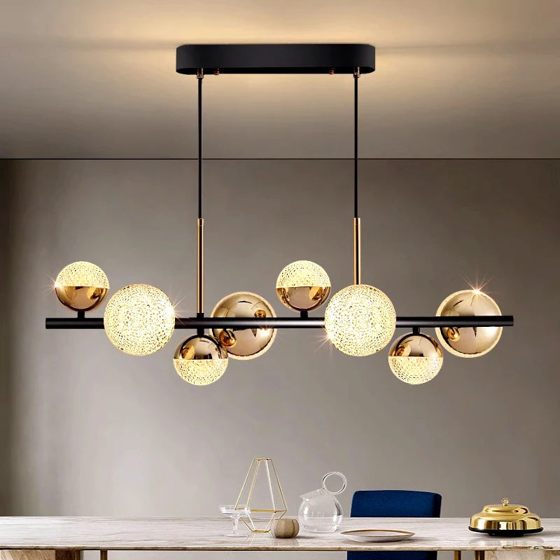 Lustre Suspension Spirale Métal Noir et Blanc Minimaliste Design - Salon Salle à Manger — Spiro