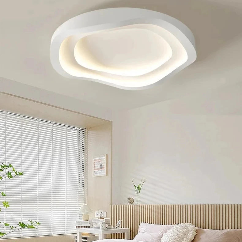 Plafonnier Cylindre Céramique Blanche Minimaliste Design Moderne - Salle de Bain Salon Chambre — Saki