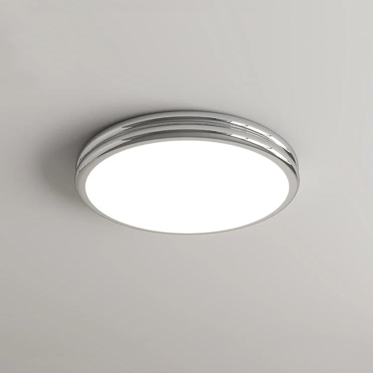 Plafonnier Anneau Céramique Crème Minimaliste Design Moderne - Salle de Bain Salon Chambre — Alcyone