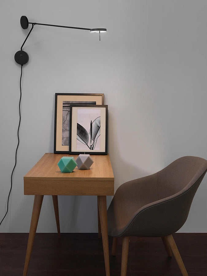 Nëris Bras Long Métal Noir Minimaliste