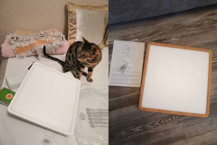 Isabel Carré Bois Clair Minimaliste