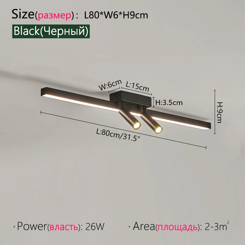 Reva Barre Acier Noir Mat Minimaliste