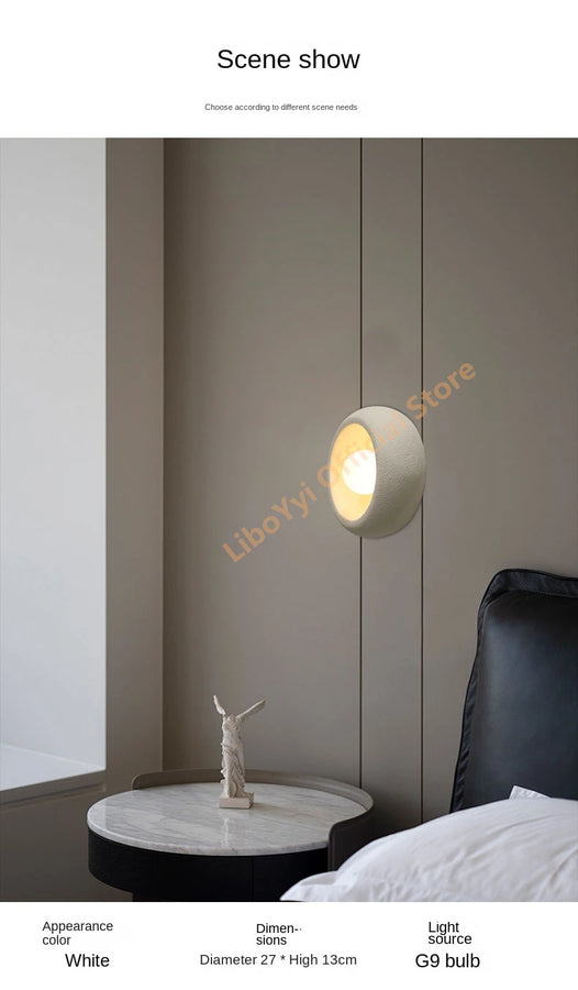 Léonore Sphères Métal Blanc Minimaliste