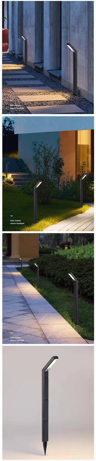 Hikari Cylindrique Aluminium Noir Mat Minimaliste