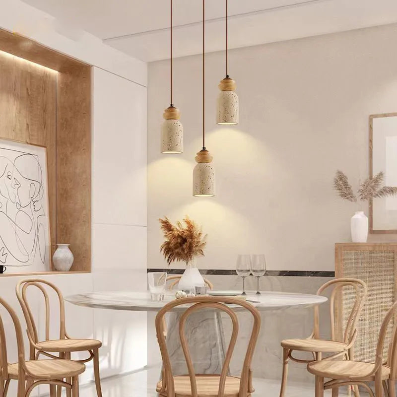 Lola Cylindre Céramique Beige Minimaliste B