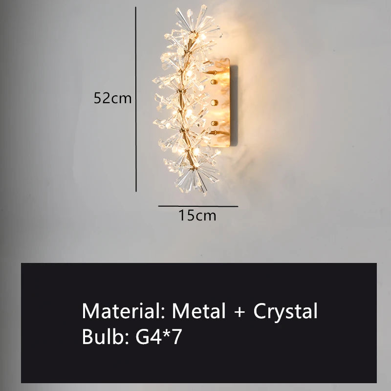 Kora Cristal et Métal Doré Éclatant