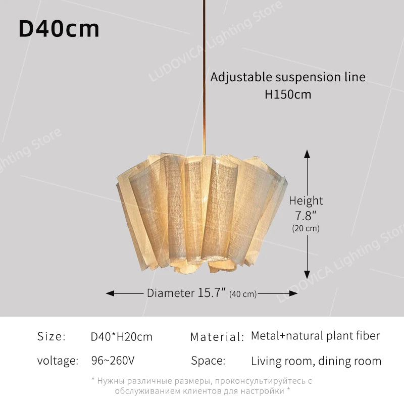 Lumis230 Pétales Tissu Lin Beige Wabi-Sabi