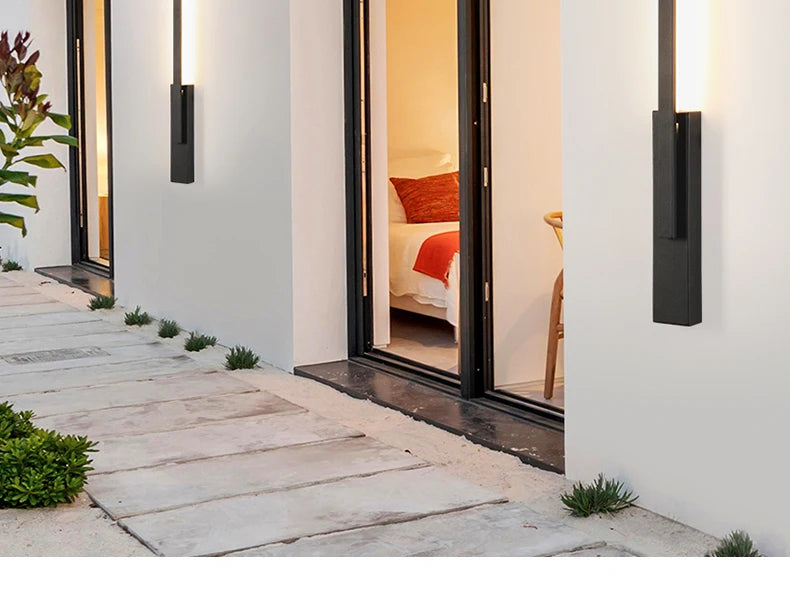 Encarna Cylindre Aluminium Noir Mat Minimaliste B