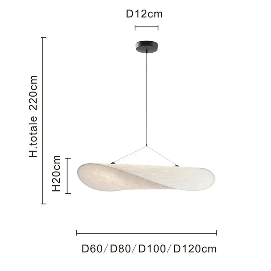 Sela Nuage Tissu Blanc Minimaliste