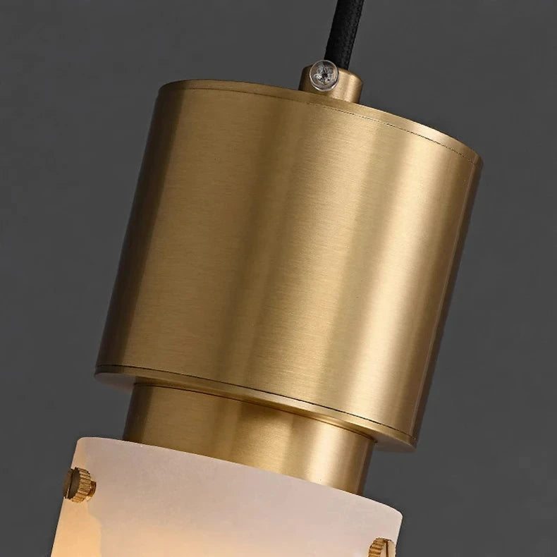 Suspension Cylindre Pierre Naturelle Minimaliste Design - Cuisine Chambre Salon — Shohreh