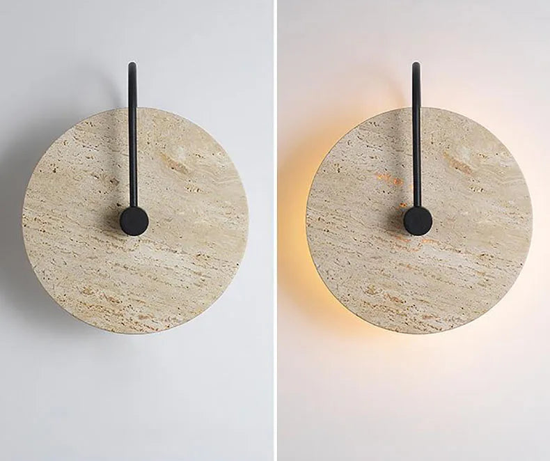 Adaeze Disque Pierre Naturelle Minimaliste