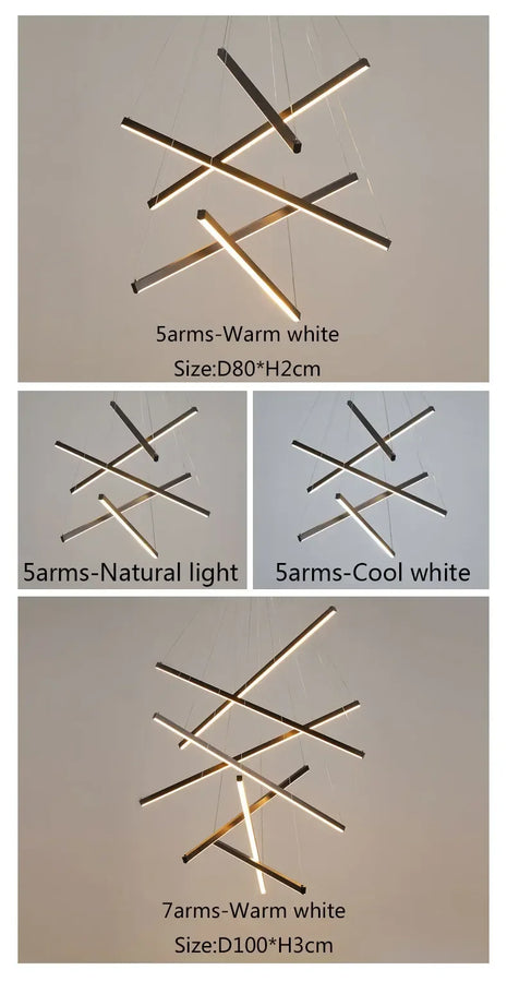 Yëlys Géométrique Métal Doré et Noir Minimaliste