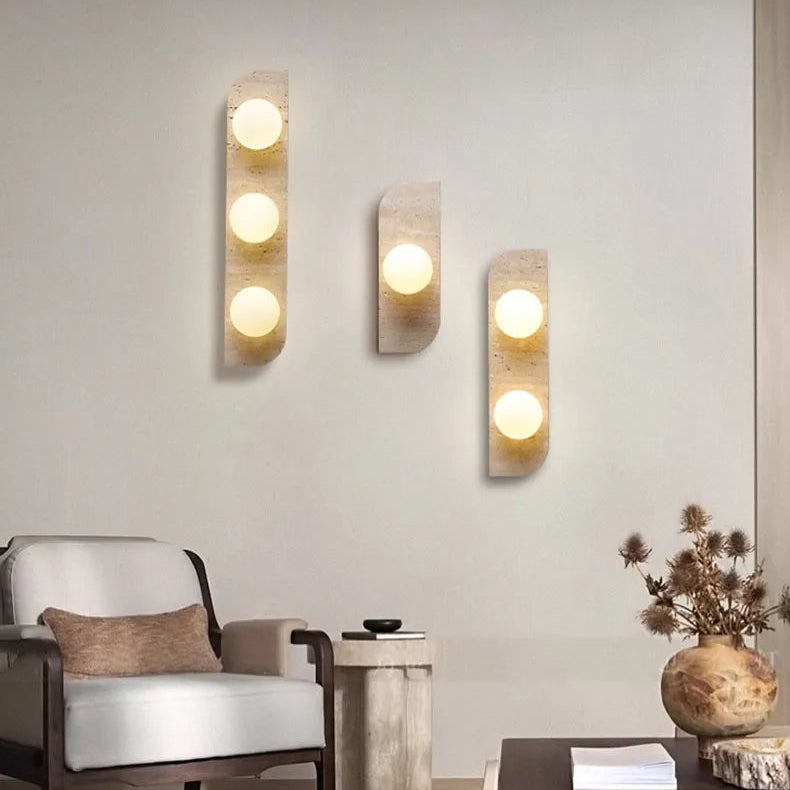 Applique Murale Cylindre Verre Opalin Minimaliste Design Moderne - Chambre Salle de Bain Salon — Cremona