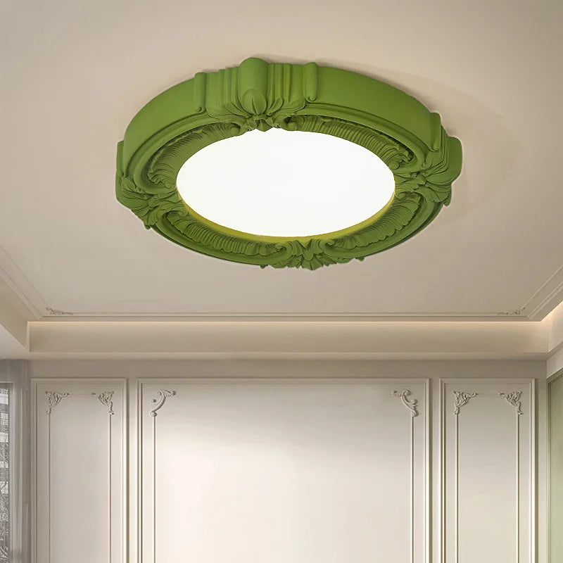 Arachne Médaillon Résine Crème Baroque
