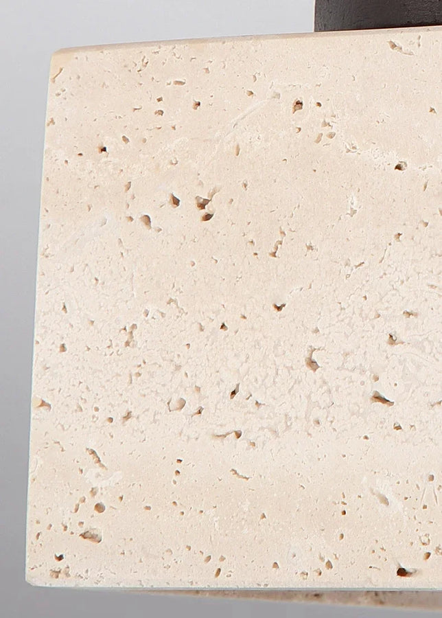 Sandra Cube Béton Blanc Minimaliste