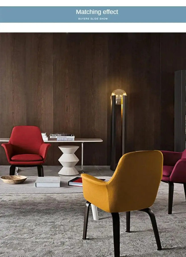 Lampadaire Cylindre Métal Noir et Verre Ambré - Salon Bureau Chambre — Prisme