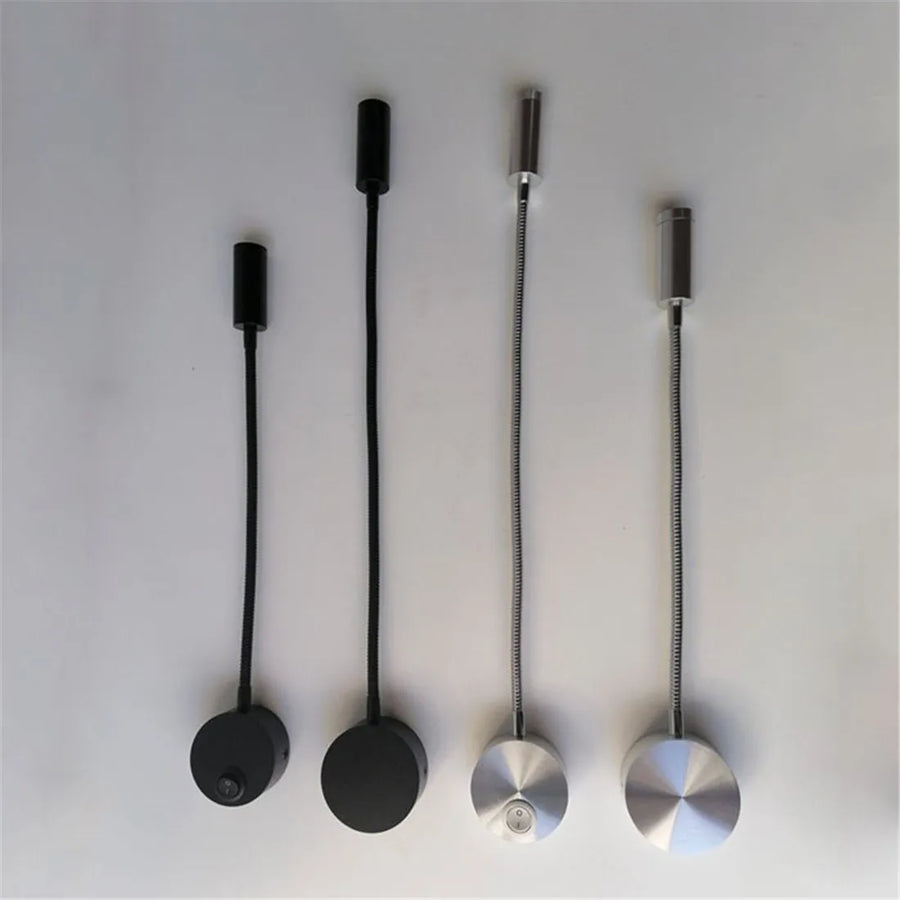 Kaia Cylindre Métal Noir et Chromé Minimaliste
