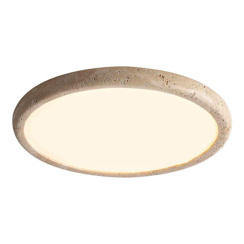 Plafonnier Anneau Bois Naturel Minimaliste Design Moderne - Salon Chambre Salle à Manger — Altair