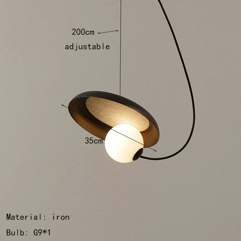Blanche Disque Métal Cuivré Minimaliste