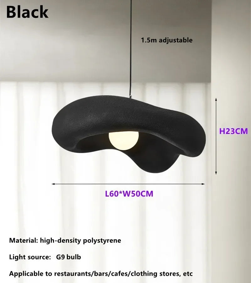 Safaa Anneau Verre Fumé Noir Minimaliste