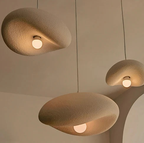 Suspension Nuage Céramique Minimaliste Design - Chambre Salon Cuisine — Brume