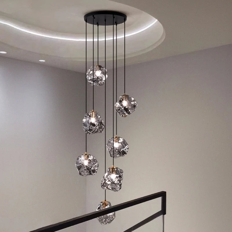 Suspension Anneau Métal Blanc Minimaliste Design - Cuisine Salon Salle à Manger — Zénon