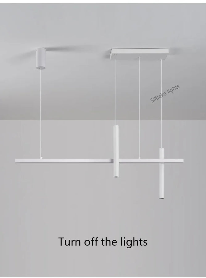 Neva Linéaire Métal Noir Mat Minimaliste