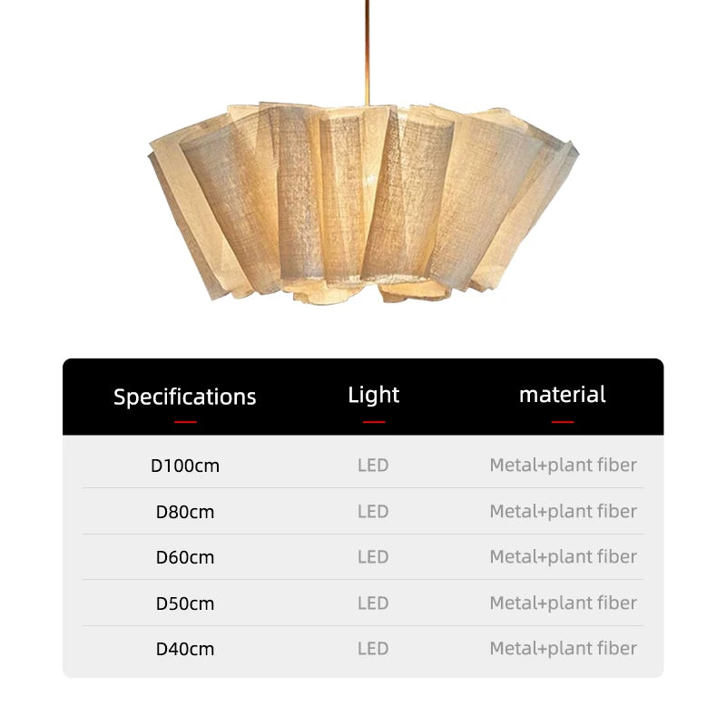 Lumis230 Pétales Tissu Lin Beige Wabi-Sabi
