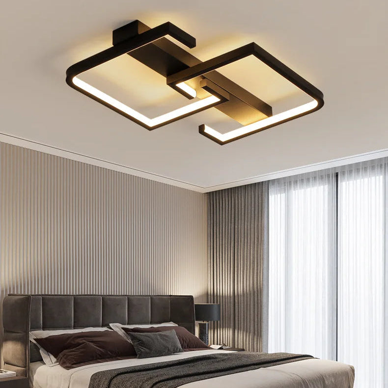 Plafonnier Organique Céramique Blanche Minimaliste Design Moderne - Salle de Bain Salon Chambre — Jaspe