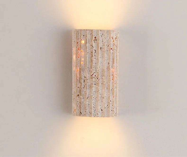 Fola Cylindre Pierre Beige Minimaliste