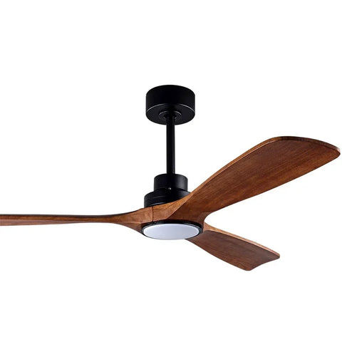 Ventilateur de Plafond Bois Silencieux avec Éclairage