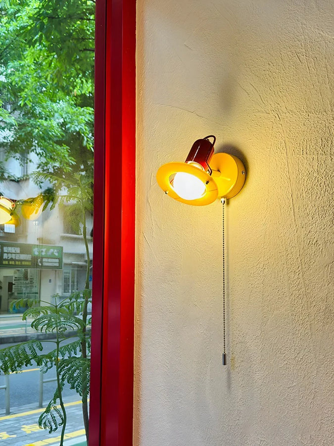 Sora Chapeau Métal Jaune Vintage