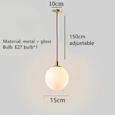 Estella Anneau Laiton Doré et Verre Opalin