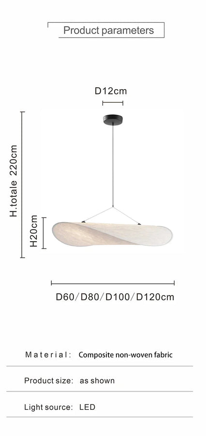Sela Nuage Tissu Blanc Minimaliste