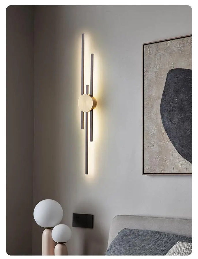 Una Barre Métal Noir Minimaliste B