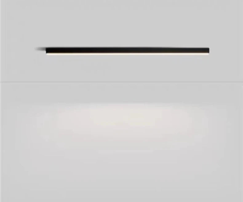 Elowen Linéaire Aluminium Noir Minimaliste