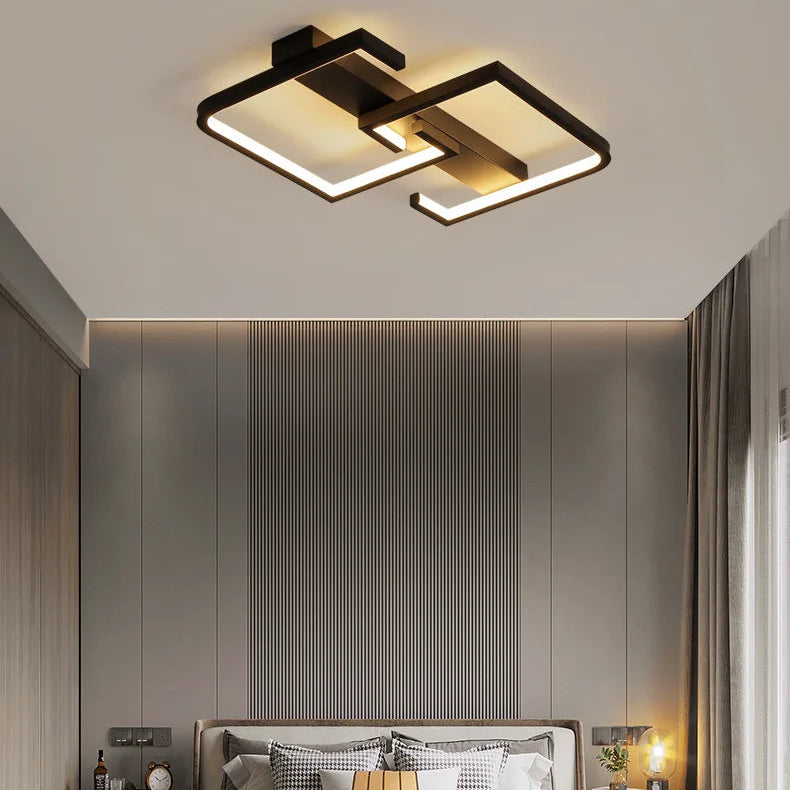 Plafonnier Organique Céramique Blanche Minimaliste Design Moderne - Salle de Bain Salon Chambre — Jaspe