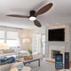 Ventilateur de Plafond Profil Bas avec Éclairage
