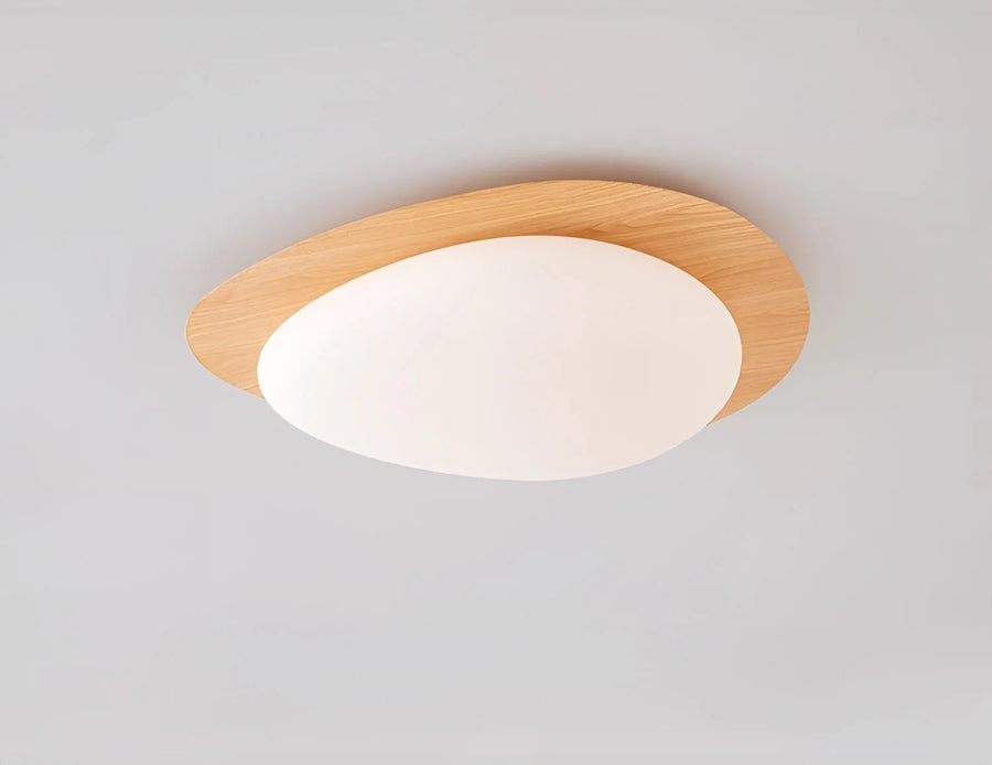 Céleste Disque Bois Noyer Minimaliste