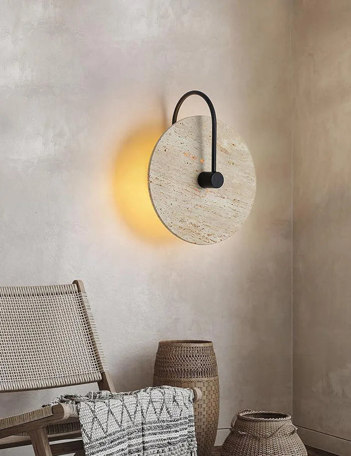 Adaeze Disque Pierre Naturelle Minimaliste