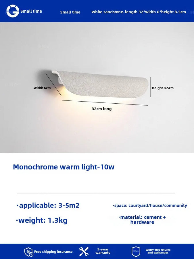 Brav Courbe Aluminium Blanc Minimaliste