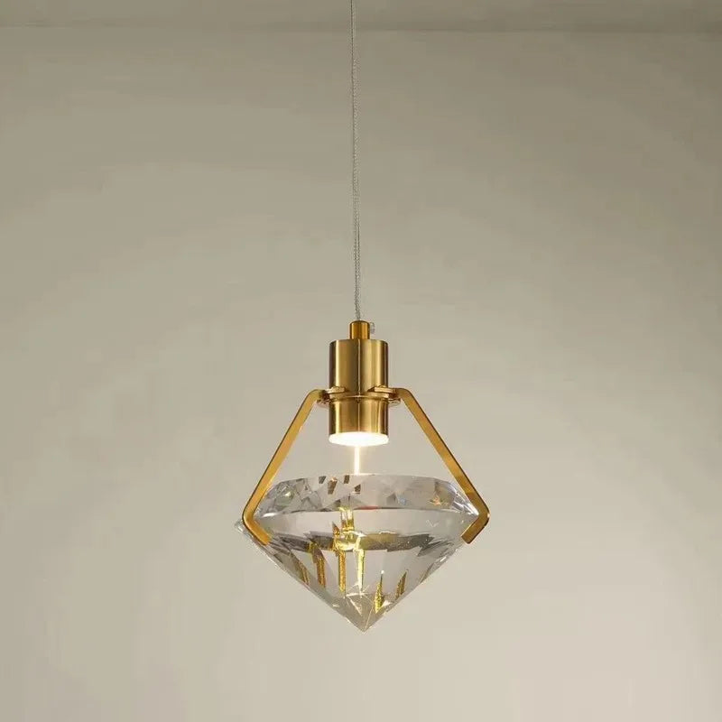 Suspension Cylindre Verre Blanc Art Déco - Chambre Salon Cuisine — Miro