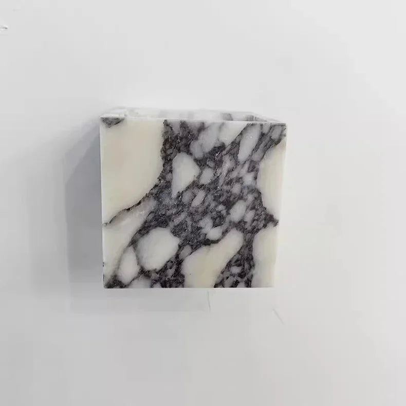 Wëlys Disque Marbre Blanc Minimaliste