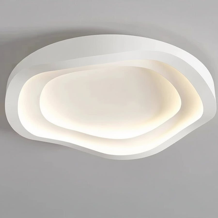 Plafonnier Cylindre Céramique Blanche Minimaliste Design Moderne - Salle de Bain Salon Chambre — Saki