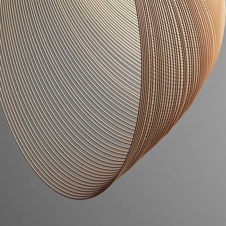 Suspension Arcs Courbés Métal Doré Minimaliste Design - Cuisine Salon Salle à Manger — Acero