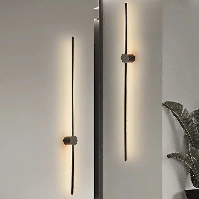 Pegah Cylindre Métal Noir Minimaliste I