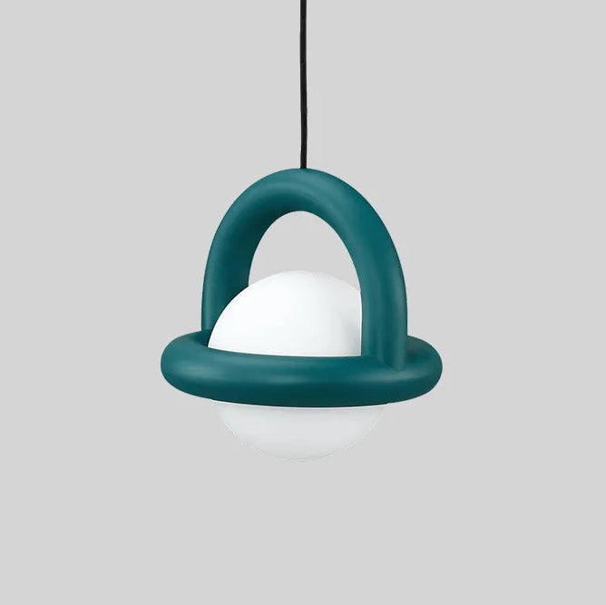 Suspension Anneau Métal Coloré Minimaliste Design - Cuisine Salon Salle à Manger — Orbit