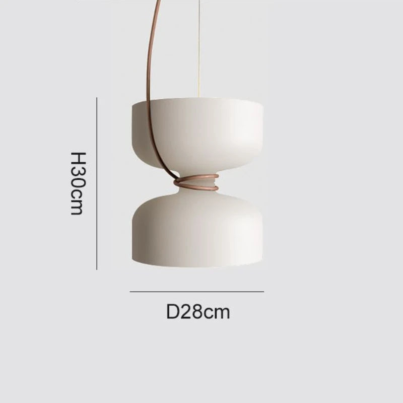 Hero Cylindre Métal Noir et Blanc Minimaliste